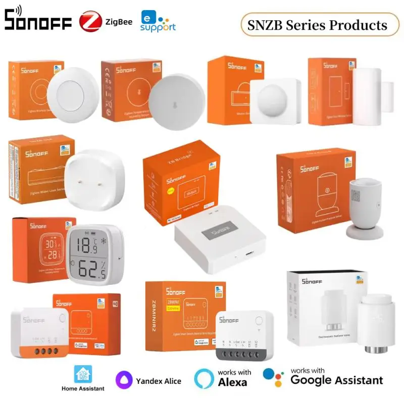 SONOFF Zigbee Series ZBBridge Pro For SNZB 01P 02P 03P 04 05 06P TRVZB,SNZB-02D, ZBmini-L2 ZBMINI R2 Alexa Google Home Assistant