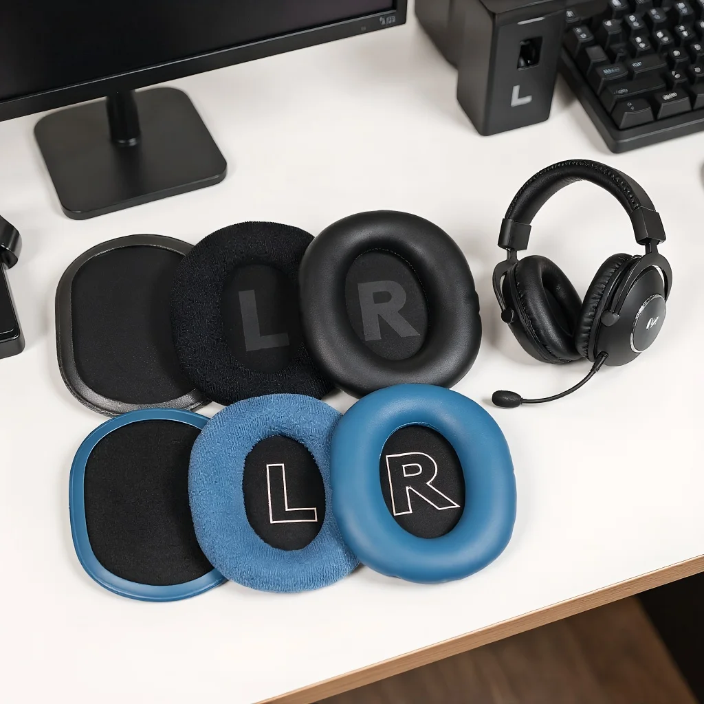 

Запасная часть для игровой гарнитуры Logitech G Pro X GPROX, подушечки для ушей, подушечки, повязка на голову, микрофон, пряжка, кронштейн, поворотный