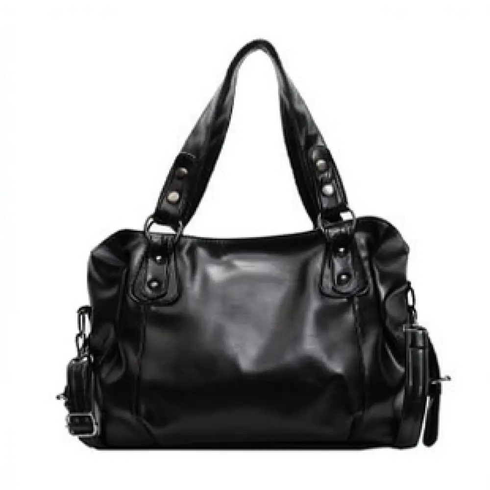 2025 Stylish Tote Bag Women Retro Pu Leather Shoulder Handbag Large Capacity Crossbody Purse Elegant Office Bag