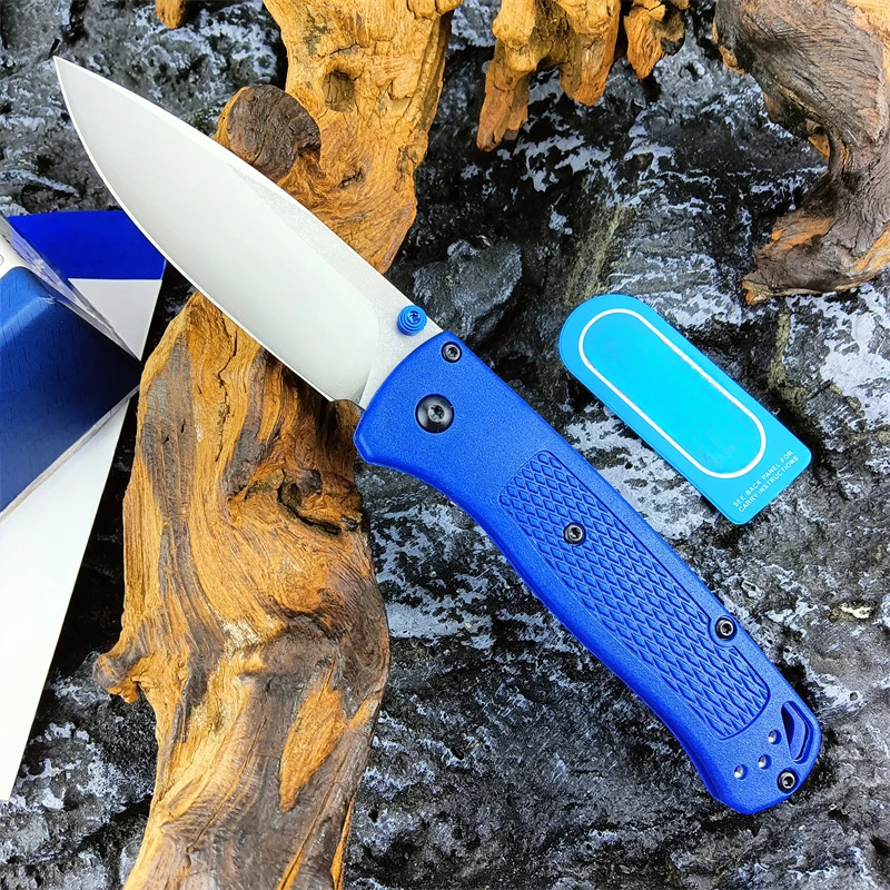 Multi-Color 535 Folding Knife CPM-20CV Blade Reinforced Nylon Fiber Handle Outdoor EDC Camping Hiking Survival Hunting Tools