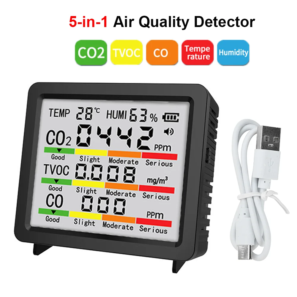 5-In-1 Air Quality …