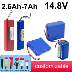 14.4V/14.8V 2.6Ah/3.2Ah/7Ah 18650 lithium battery pack large capacity battery audio speaker LED lamp rechargeable battery+BMS CE