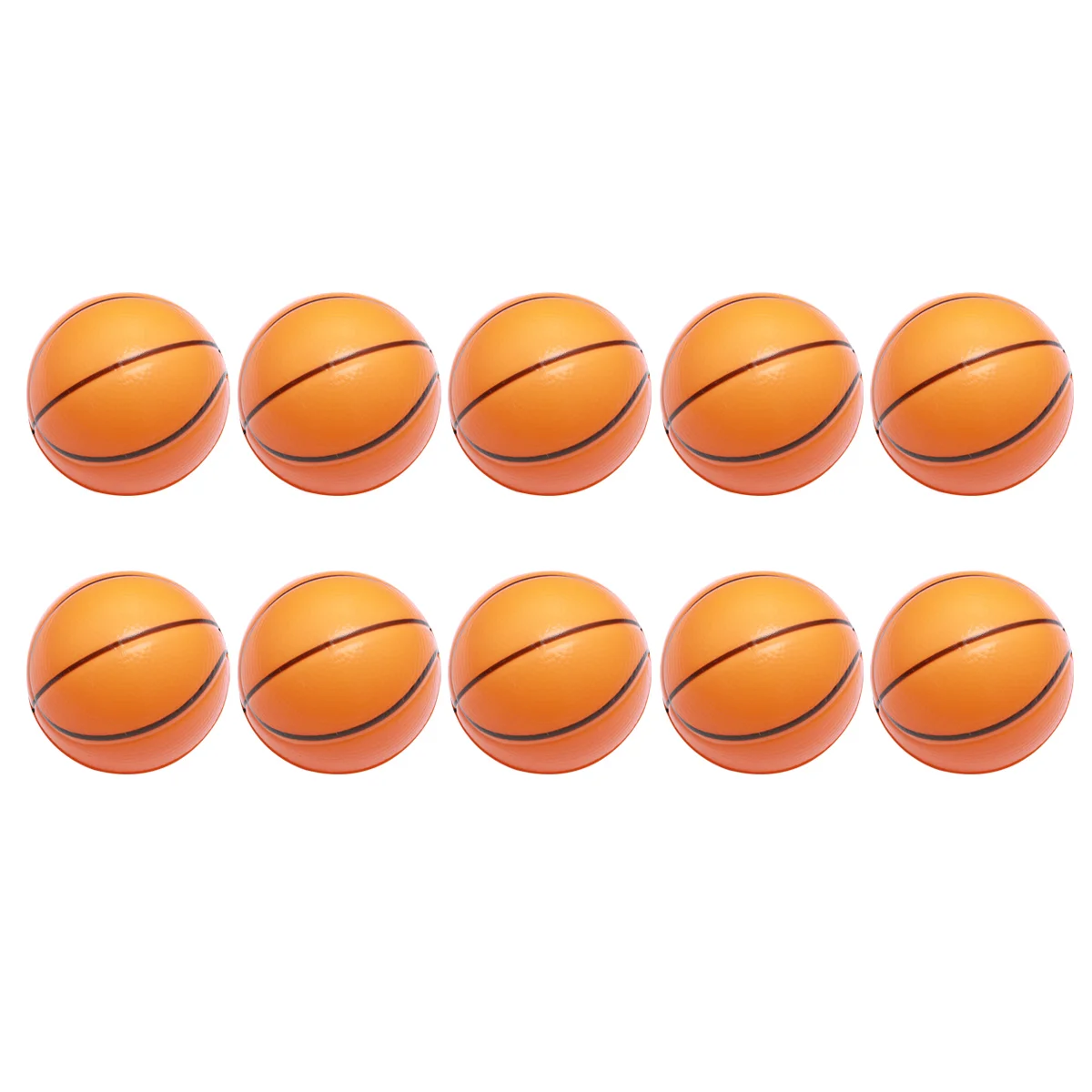 

10 PCS Stress Balls Squeeze Basketballs Toy Toys Mini Sports Baseball Football Favor