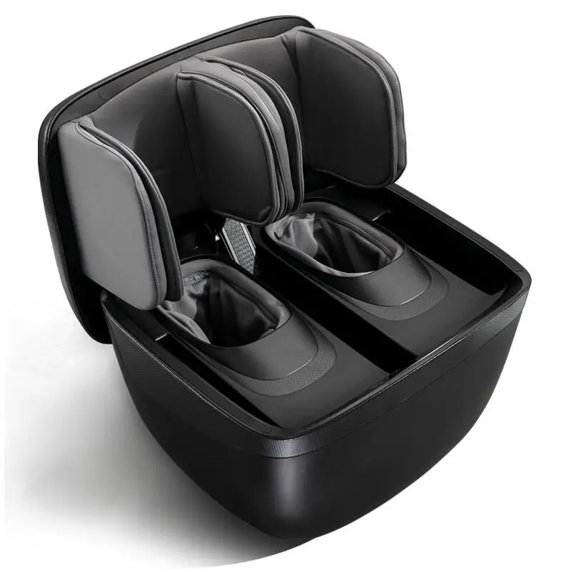 Foldable 2 in 1 Shiatsu Foot Massager Machine, Foot and Calf Massager with Heat, Deep Kneading Therapy, Vibration, Compression