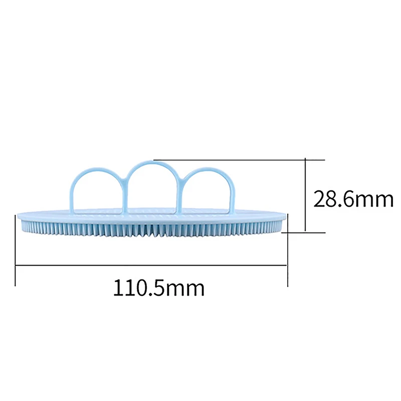 실리콘 바디 스크러버 세손가락 목욕 브러시, 피부 각질 제거기, 스크럽 샤워 브러시, 가정용 실리콘 목욕 샤워 브러시