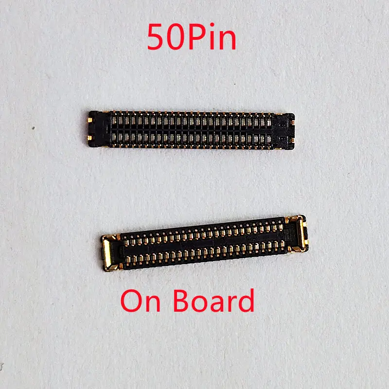 10Pcs 50pin LCD display FPC Connector Port Plug For Motorola Moto E7 Power E7Power XT2097 E7I on board/cable/Flex