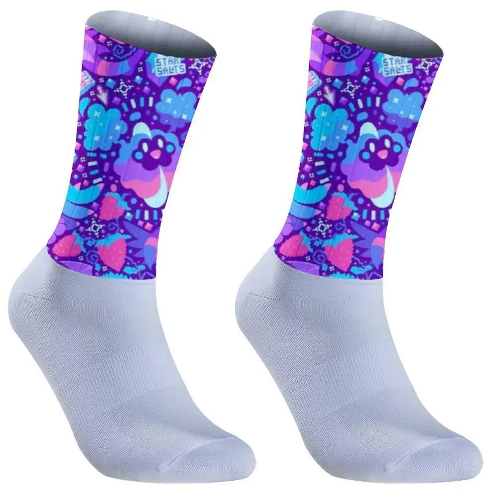 

Нескользящие футбольные износостойкие спортивные фрикционные полоски, велосипедные носки, противоскользящие тренировочные носки, футбольные, баскетбольные, теннисные носки