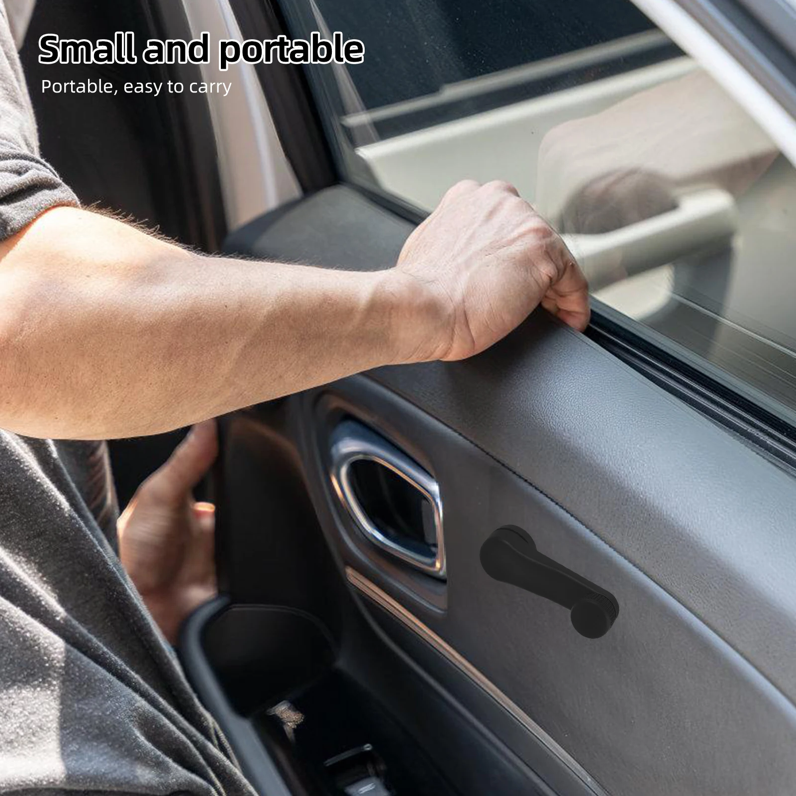 

Car Crank Durable Easy Installation Smooth Operation Stylish Design Replacement for Auto Handle RV Window Parts Passenger Side