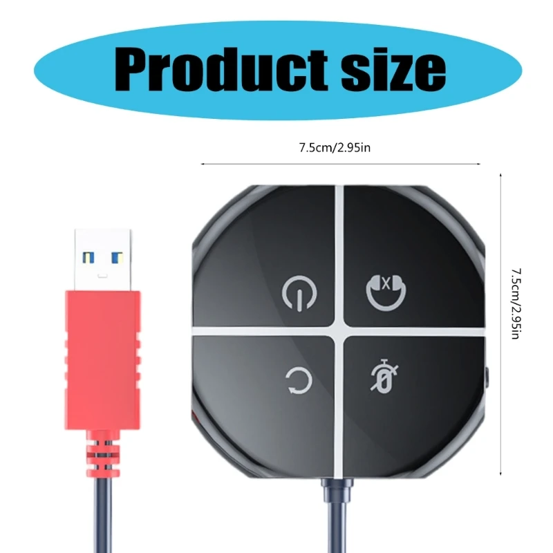 ติดตั้งง่าย PC Case Power ปุ่มรีเซ็ต 2 USB/เสียง Home Office อุปกรณ์เสริม Dropshipping