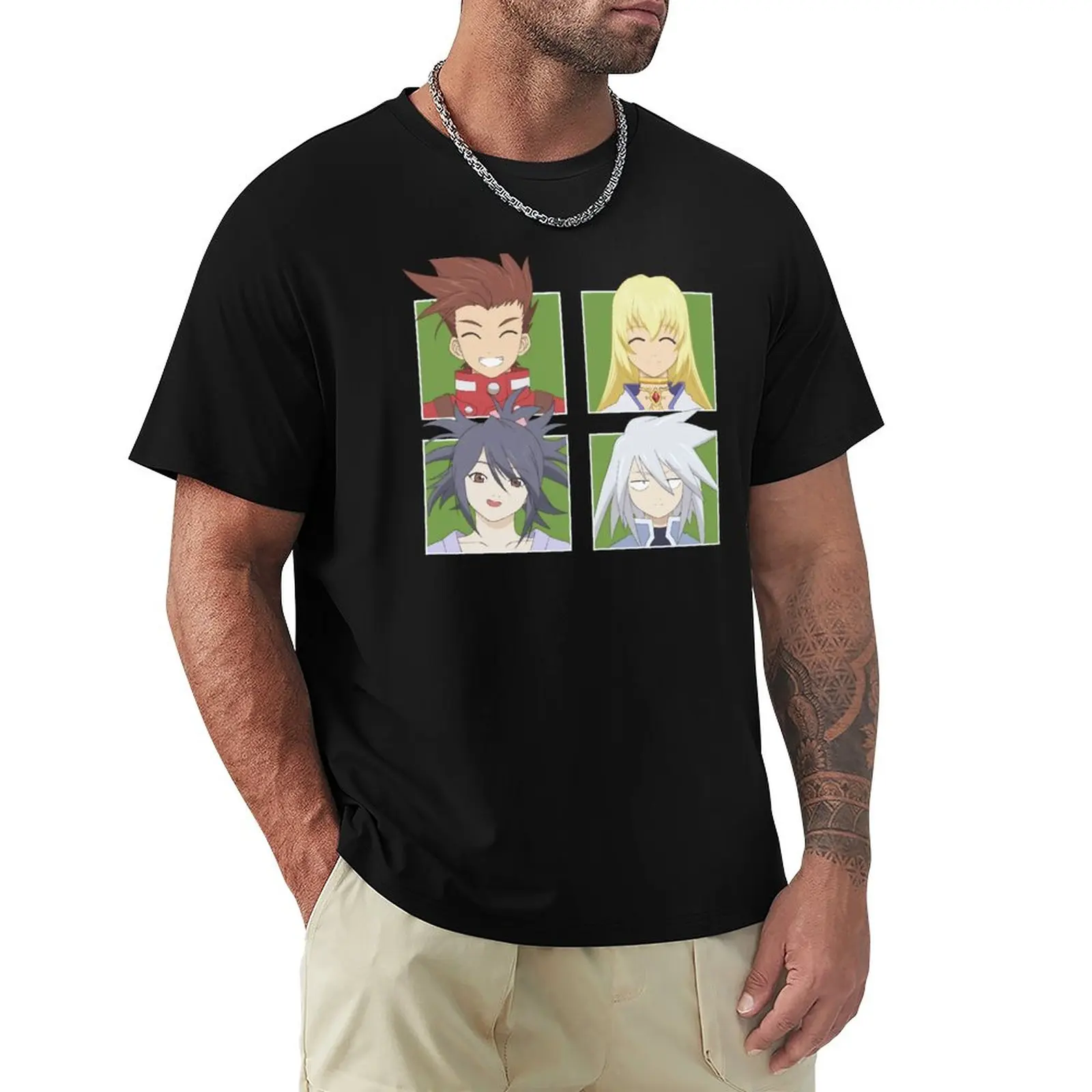 Tales of Symphonia - Conversation T-Shirt quick drying shirt cute clothes mens white t shirts