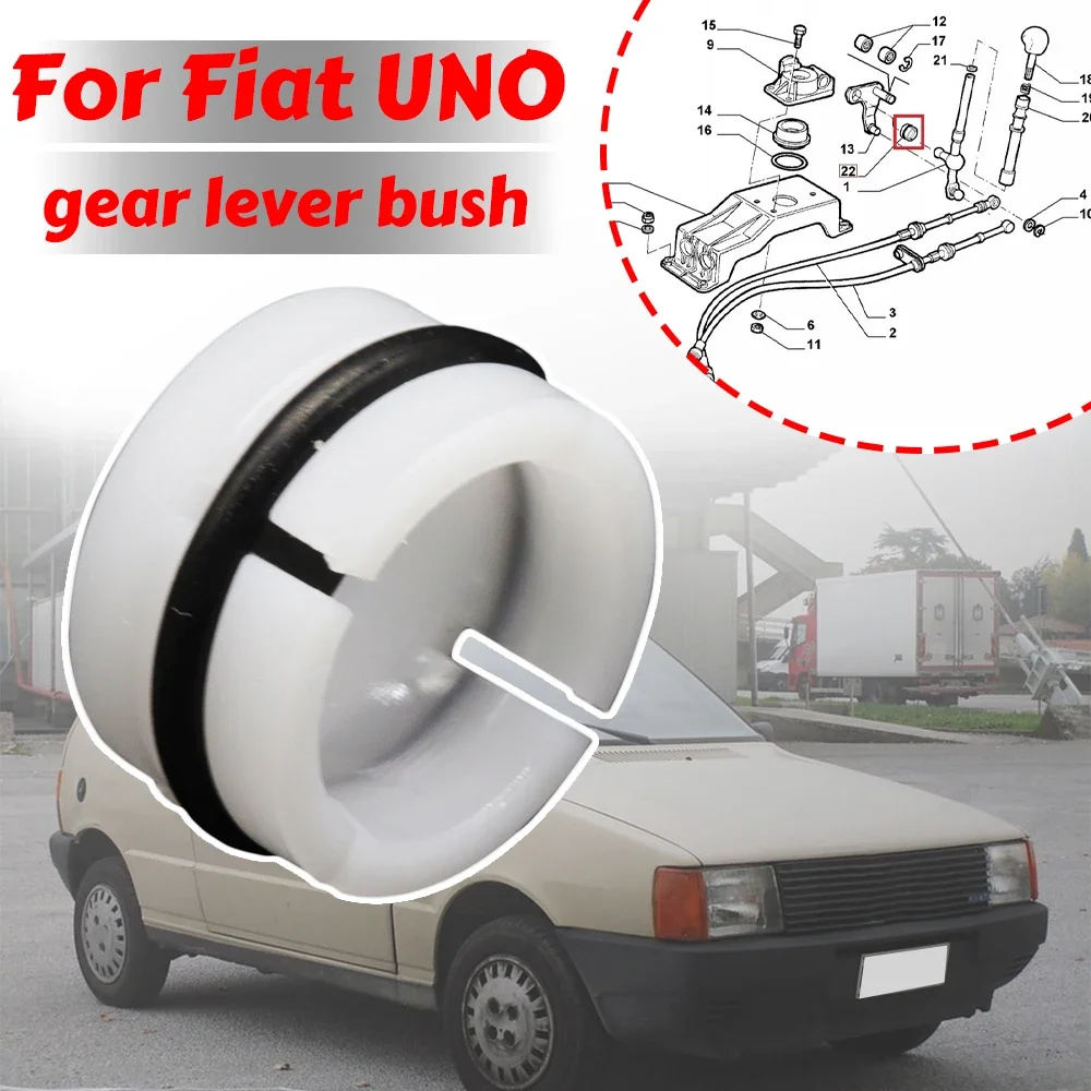 

Gear Lever Bush Replace MT Selector Shifter Linkage Pivot Grommet Shifting Issue Fix For Fiat UNO FASE1 MILLE 1985 2004-2013