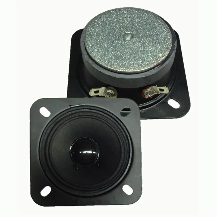 Top  Iron frame 3 Inch 4Ω/8Ω Optional square Paper Cone 75mm Rated Power 5W Tweeter Speaker Driver for Karaoke/Stage/Car etc.