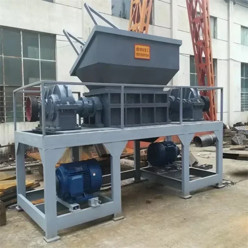 

Plastic Shredder Equipment Recycle Tire Shred LOW Price Double Shaft Tyre Recycling Crusher Machines for Shredding Waste der