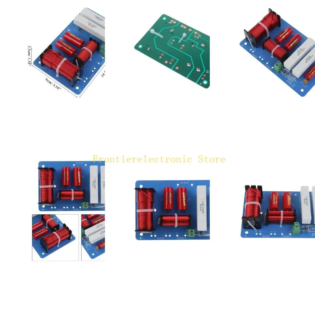 

G8DB 1 шт. 500 Вт 2-полосный аудиодинамик делитель частоты твитер басовый кроссовер фильтр усилитель динамика домашний звуковой