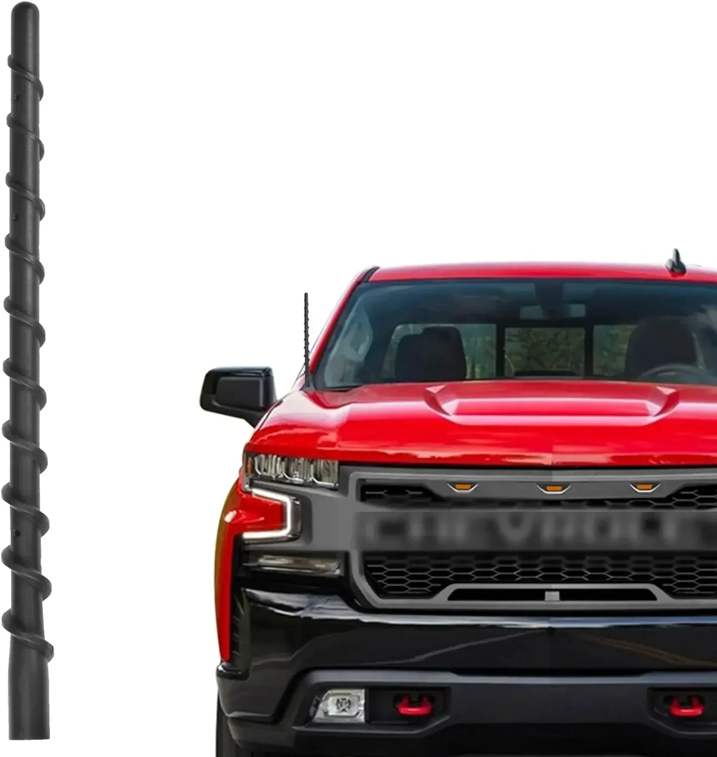 

Антенна для мытья автомобиля для Chevy Silverado и GMC Sierra (2009-2024) | 9 дюймов спиральная Прямая замена антенны аксессуары