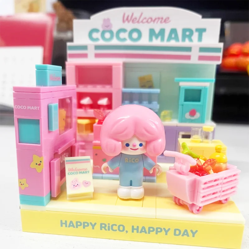 

Moonlight Society Searching for Unicorns RiCO Store Street Scene Building Blocks DIY Educational Children's Assembly Toy Gift