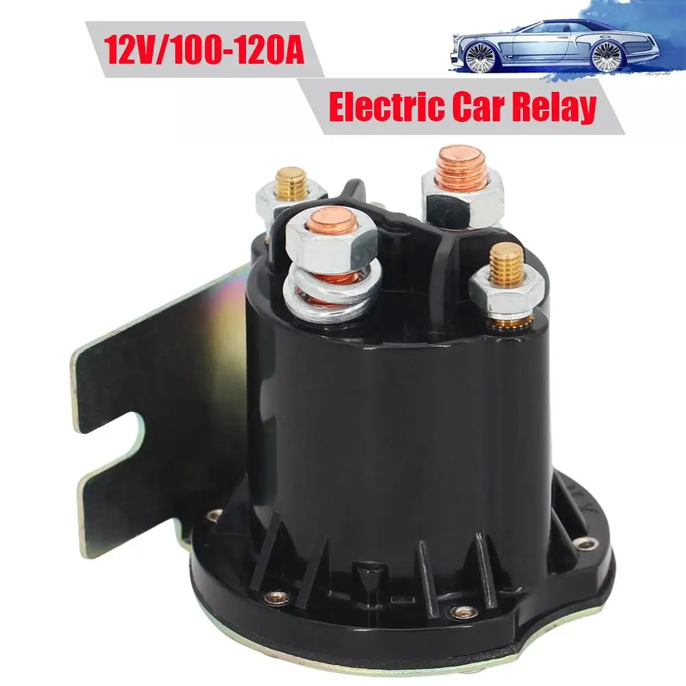 12V Solenoid Relay For HYD01633 HYD08831 Snow Plow Solenoid Valve Motor Relay 4 Terminals I6F9