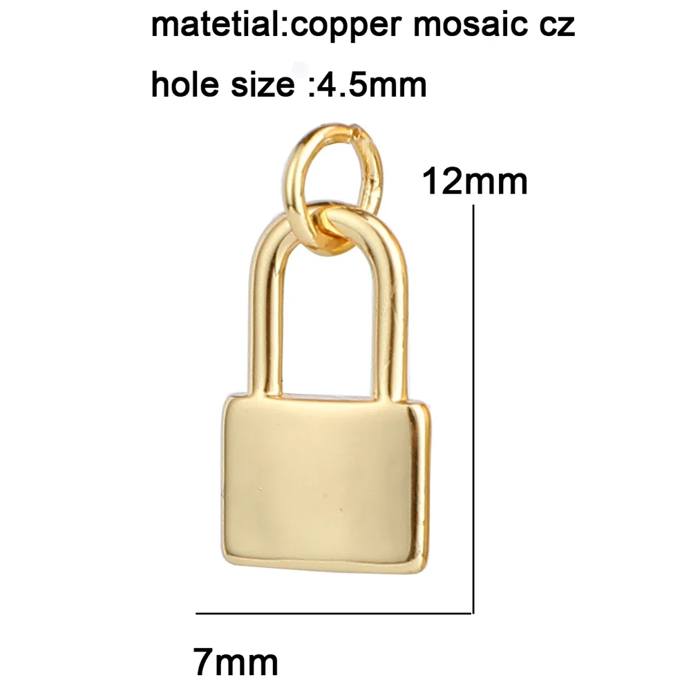 Heart Key Lock Charms for DIY Jewellery Making