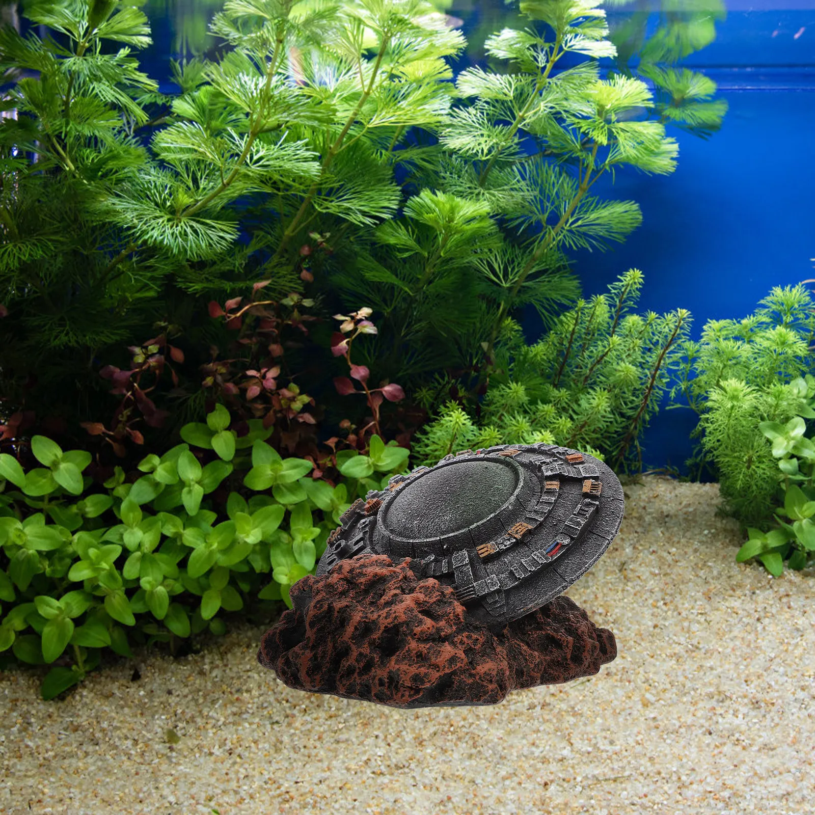

Креативное украшение для аквариума из смолы: декоративная фигурка для аквариума, ландшафтный дизайн, безопасная пещера-укрытие, декор для дома и офиса