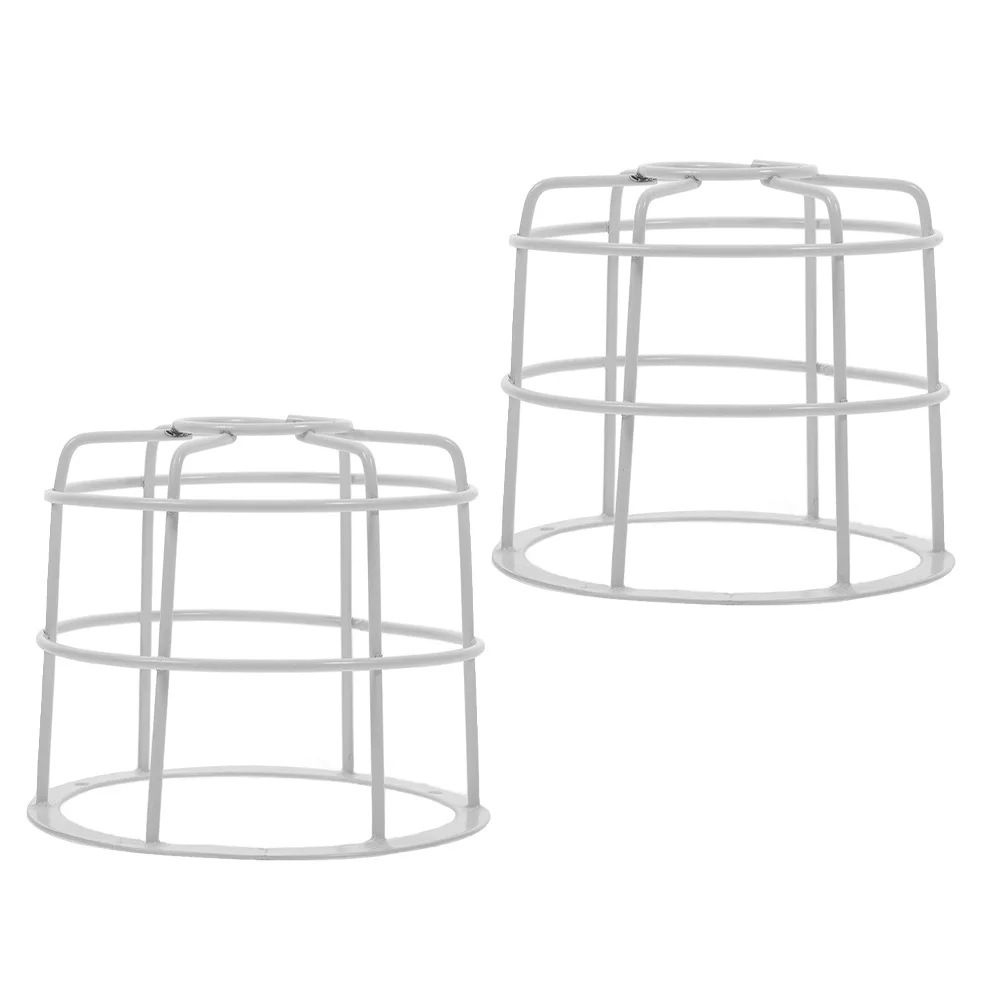 

2Pcs Wire Mesh Explosion Proof Light Guard Iron Cage Protective Cover for School Bus Warning Signal Lamp Industrial Fixture