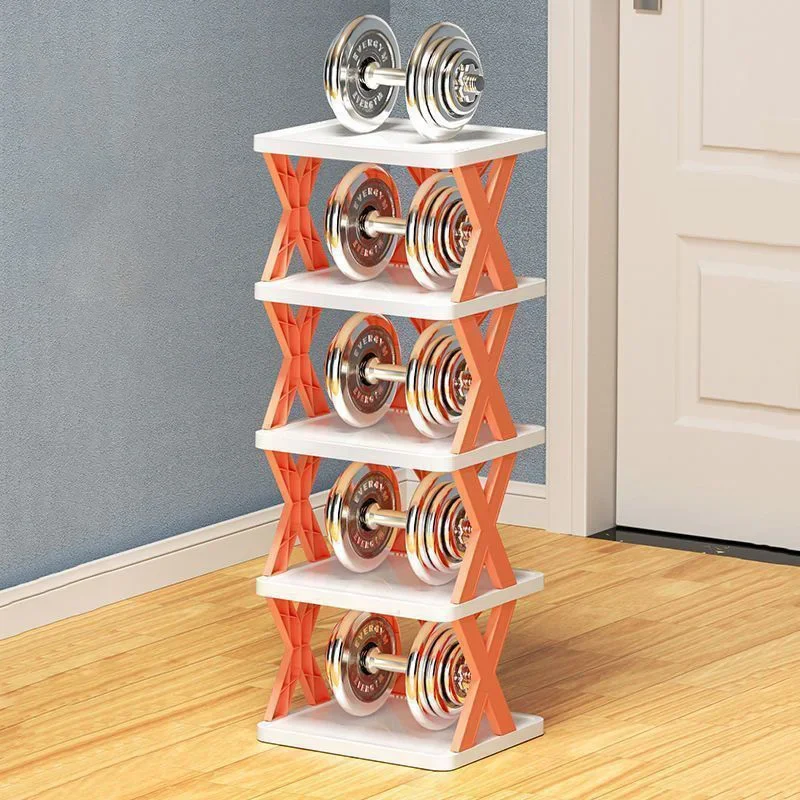 2/6/7/8/9 Layer Stackable Shoe Rack Plastic Multi-layer Shoe Organizer Removable Space Saving Shoes Shelf Door Shoes Cabinets