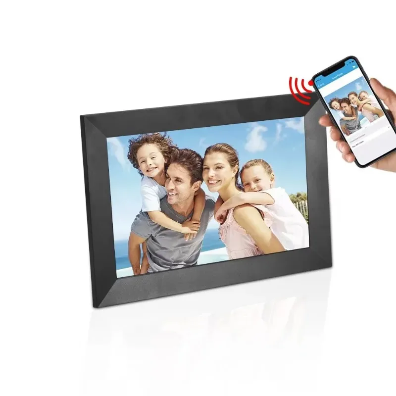 

Latest 2024 model app multi-user share phone connect video photo touch screen digital picture frame wifi