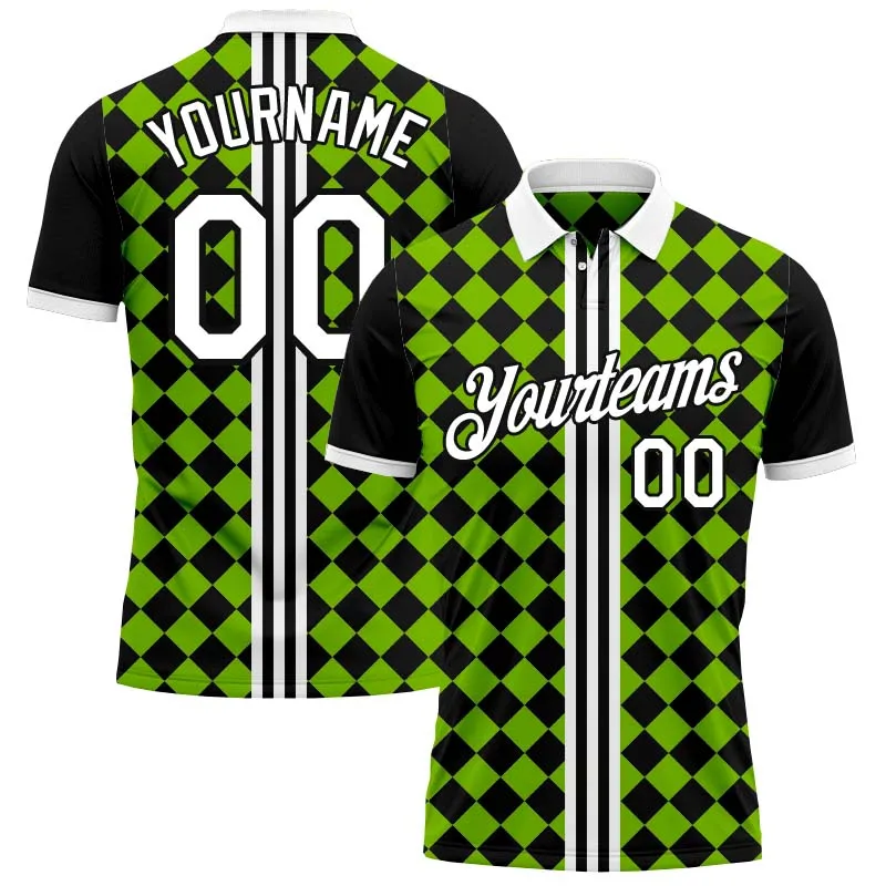 Summer Shirts Women For Men Custom Baseball Diamond Line Polo Shirt 3D Printed Tops Customize