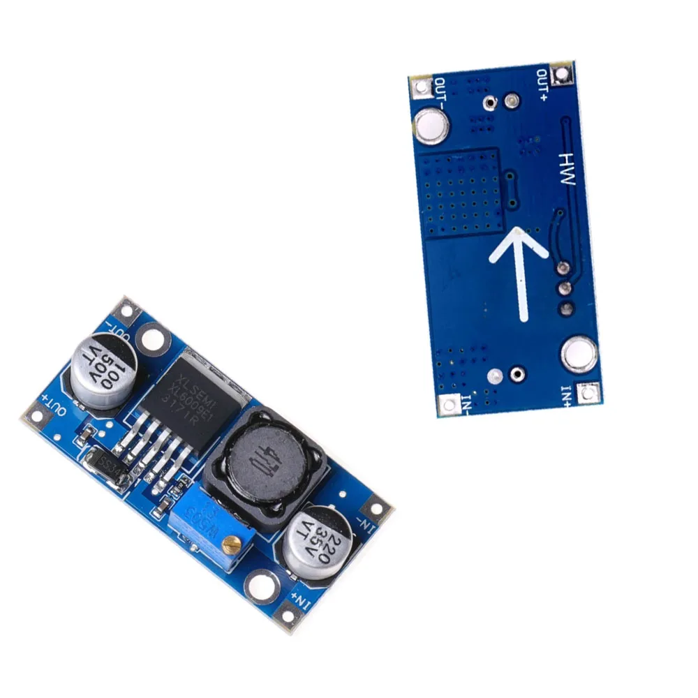 XL6009 DC-DC Booster Power Supply Module 4A 5V~35V Adjustable Output Super than LM2577 Step-up Power Module 94% Efficiency 3PCS