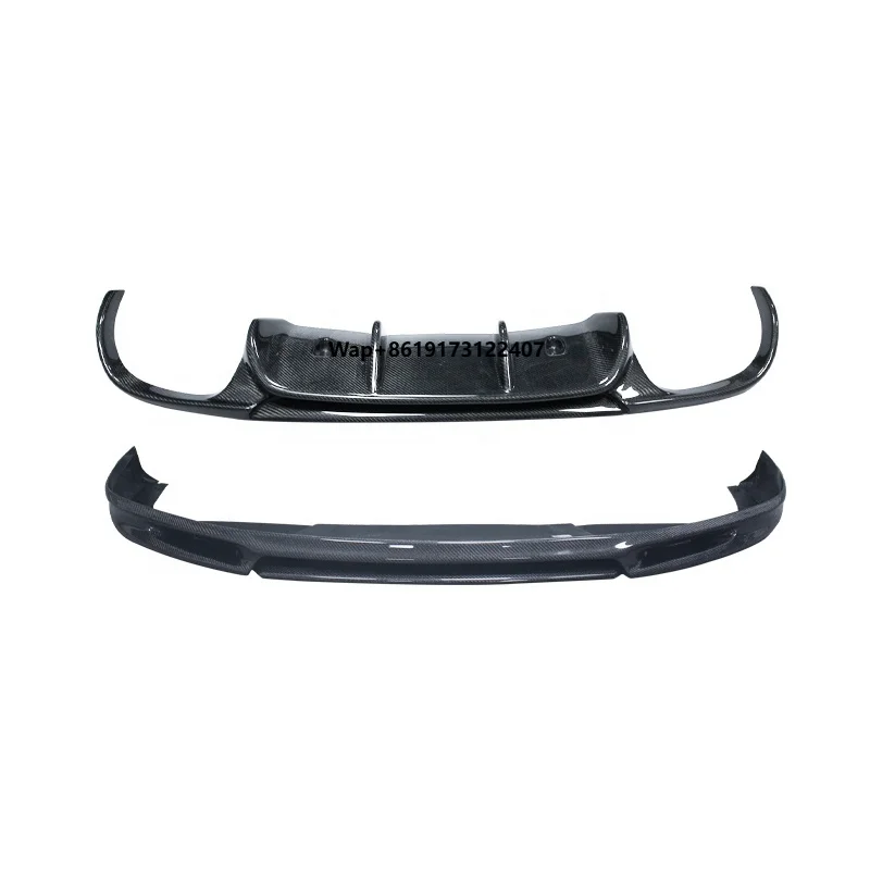 

Premium Carbon Fiber V Style Front Lip Rear Diffuser Side Skirt Spoiler Body Kits for 911.1 991 991 2012~