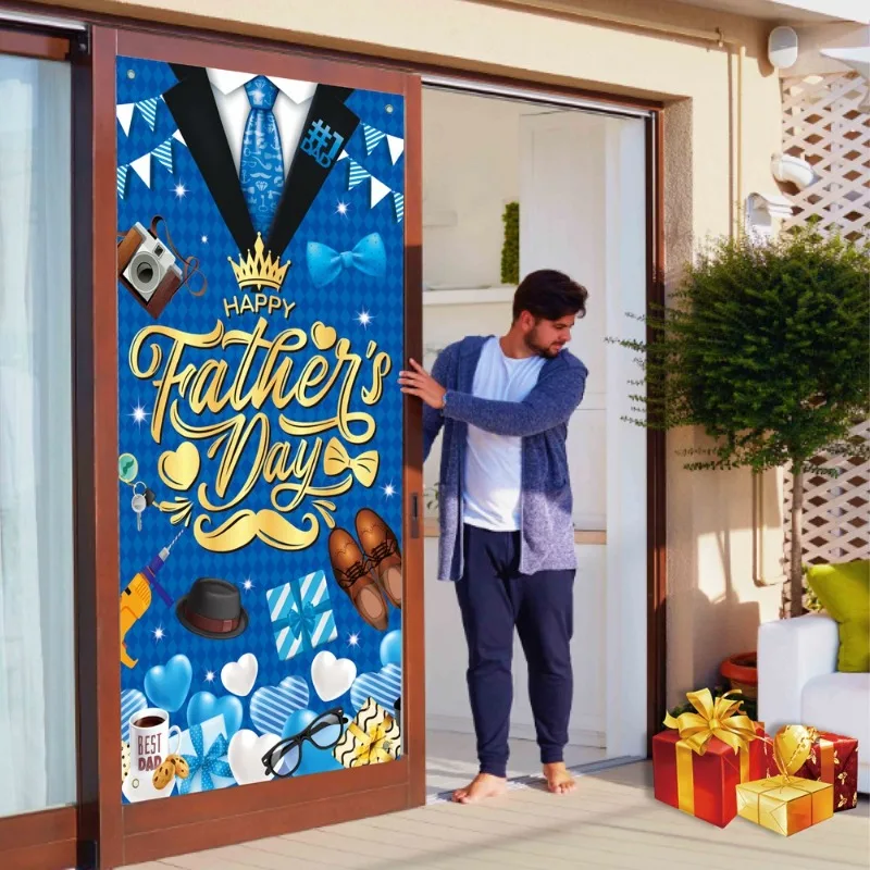 

Large size Fathers Day Party Decor Backdrop Birthday Supplies for Dad Celebration Thanksgiving Party Anniversary DIY Decoration