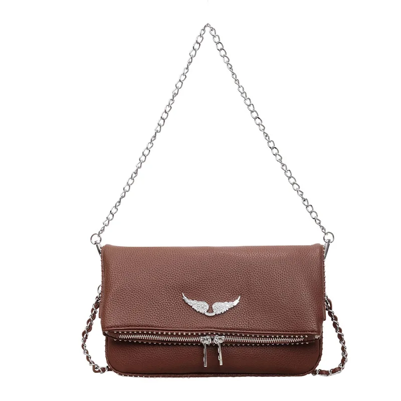 Immagine 7: Borsa Quadrata Piccola alla Moda, Borse a Tracolla Semplici per Donne, Borsa con Catena Retrò, Borsa a Spalla e Borsetta da Donna