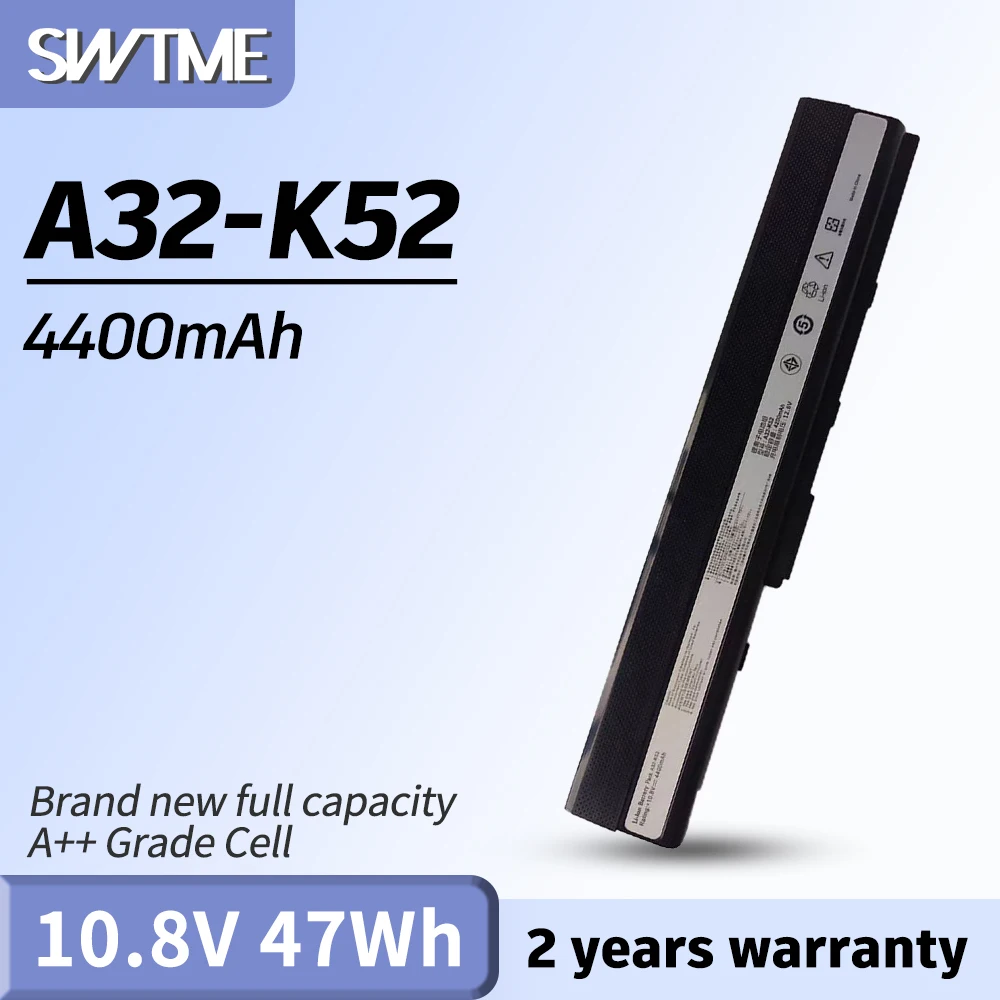 

A32-K52 Laptop Battery for ASUS A52F A52J K52F X52N X52J X52F K52D K52J X5IJ K52 K52DE K52DE-EX064V K52F-B1 K52F-BBR5 K52F-BBR9