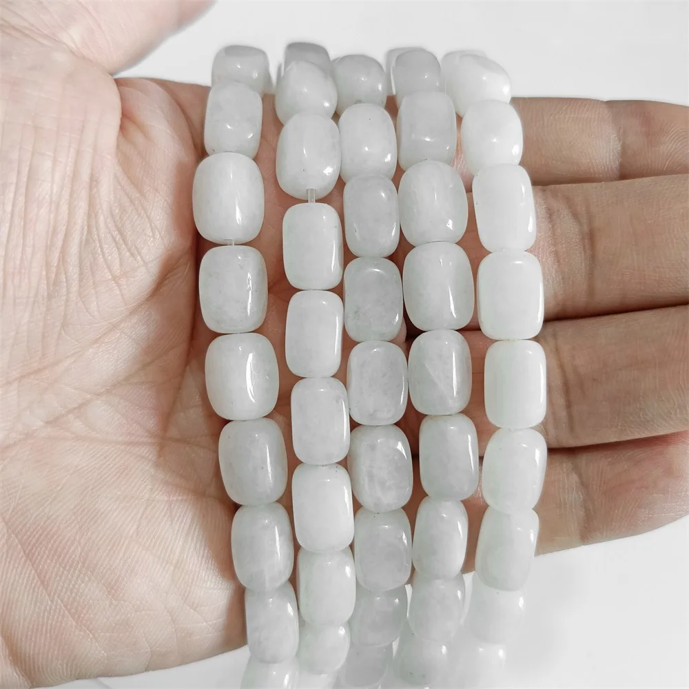 Wholesale Natural Smooth Square Stone Beads Loose Cube Bead Agates Quartzs Raw Mineral Beads for DIY Bracelets Earrings Neckalce