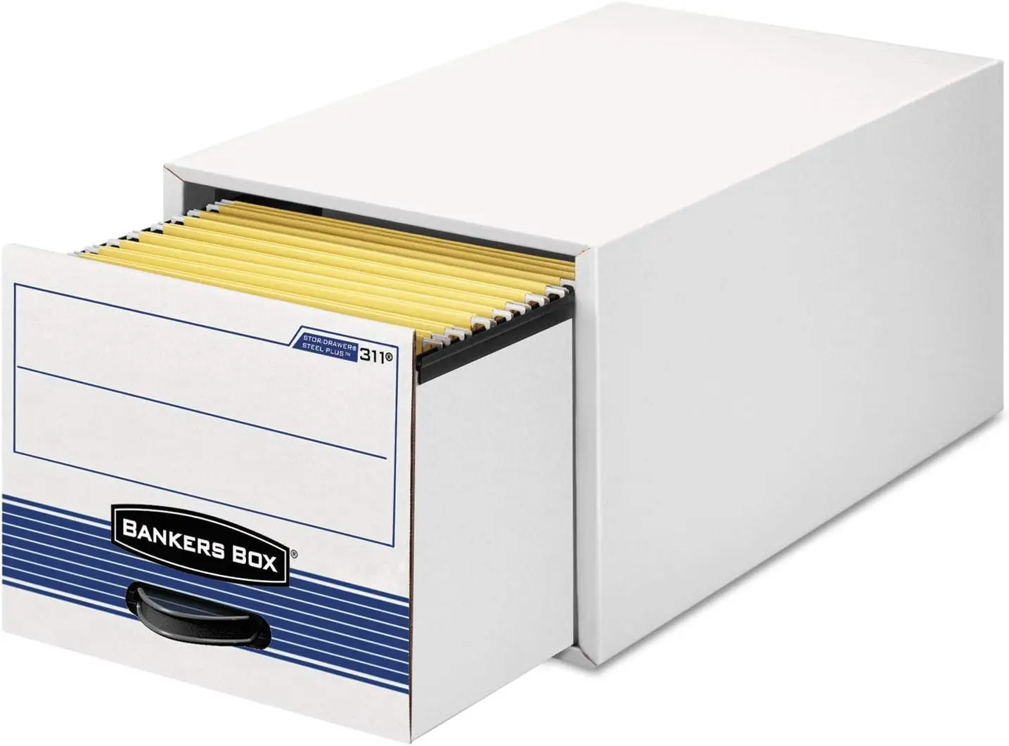 Bankers Box 00311 Stor/Drawer File,Ltr,12-1 2-Inch x23-1 4-Inch x10-3 8-Inch ,6 CT,White BE