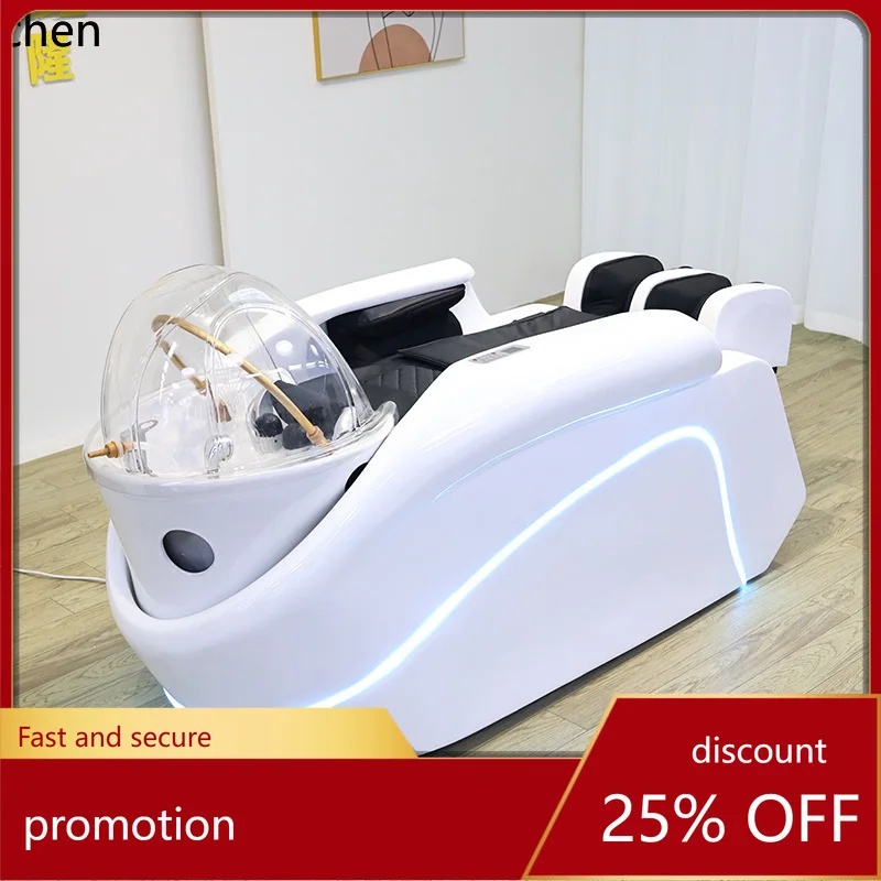 

CZ Barber Shop Shampoo Bed Salon Exclusive Ceramic Deep Basin Hair Salon Washing Bed