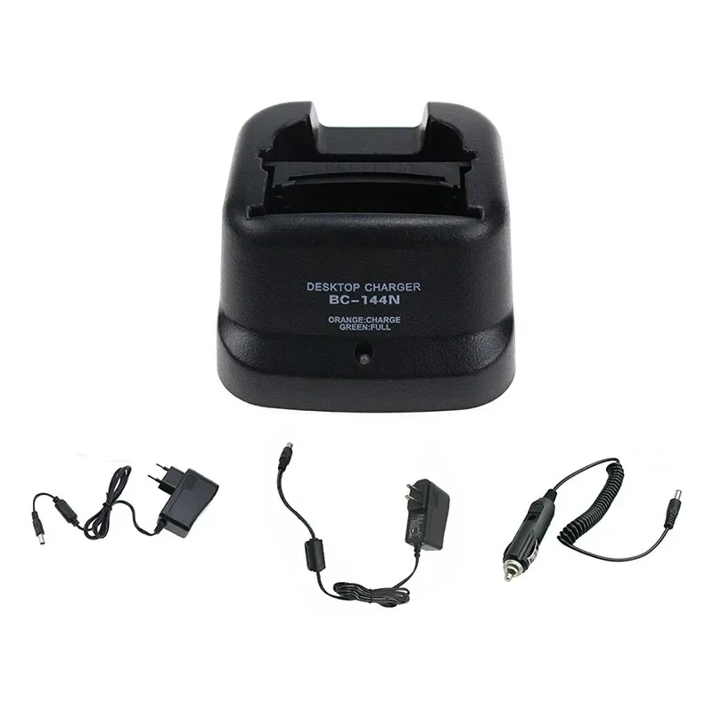 BC-144N Desktop Rapid Charger for ICOM BP-209N BP-210N IC-A6 IC-A6E IC-A24 IC-V8 IC-V82 IC-U82 IC-F3GT IC-F4GT IC-F30GT Radio