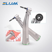Dental Low Speed Handpiece 20:1 Reduction Implant Surgery Contra Angle Handpiece SG20L LED Push Button Air Turbine Dentist Tools