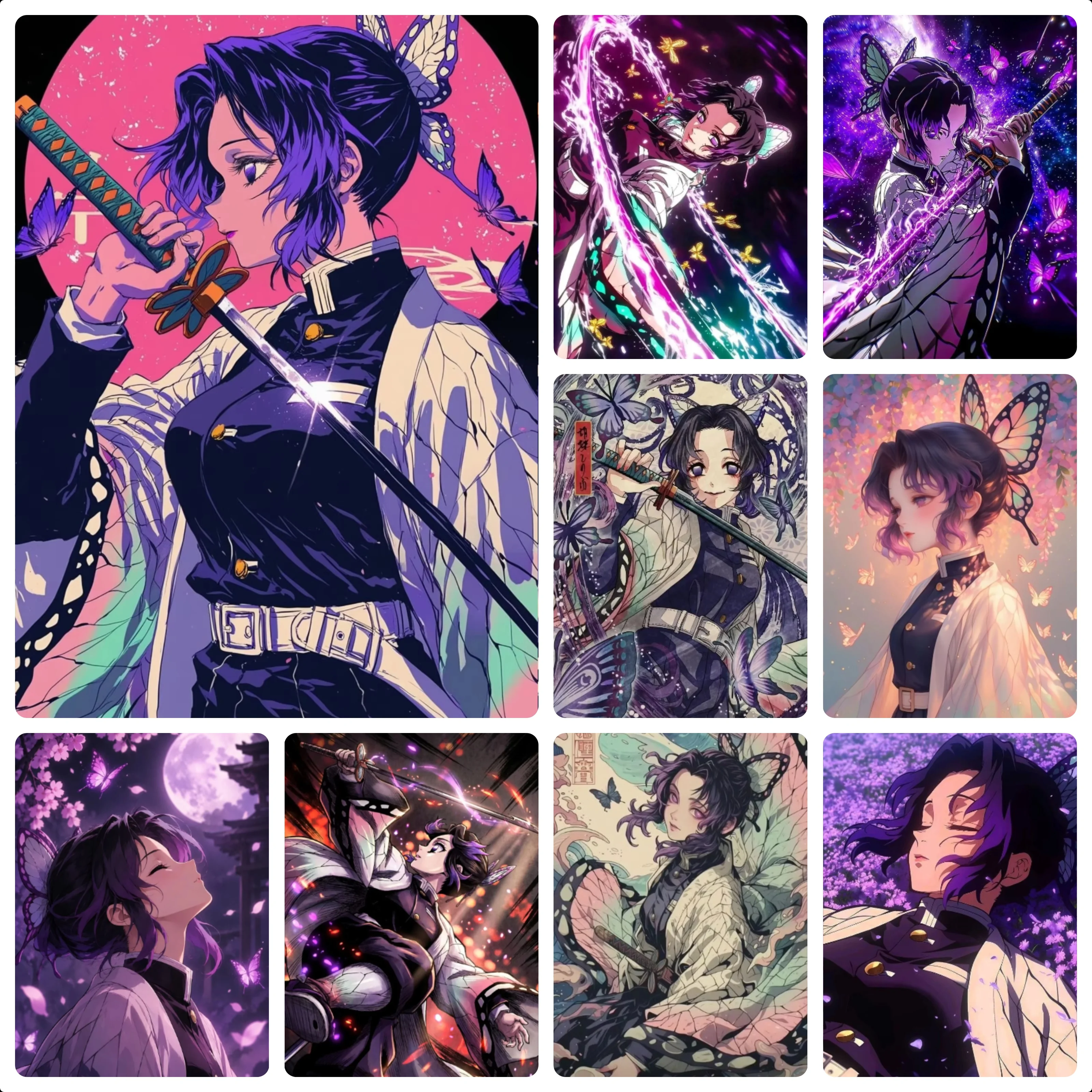 Demon Slayer Shinobu Kocho Jigsaw Puzzles 500/1000/1200/2000PCS Handmade Art Exquisite Home Decor Gift No Frame