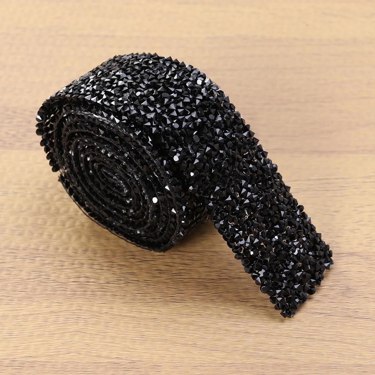 

Back Adhesive Rhinestone Mesh Diamond Drill Hot Decorative Diamond Chain 3cm Mine Grey Bridal Dress Belt Applique Crystal