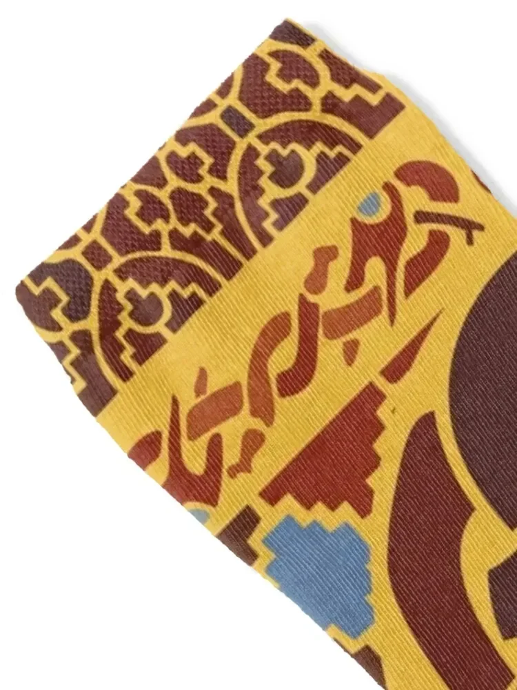 Imagining Sutton Hoo: R?dwald Socks أحذية المشي لمسافات طويلة القطن كروسفيت لكرة القدم المضادة للانزلاق النساء الجوارب الرجال