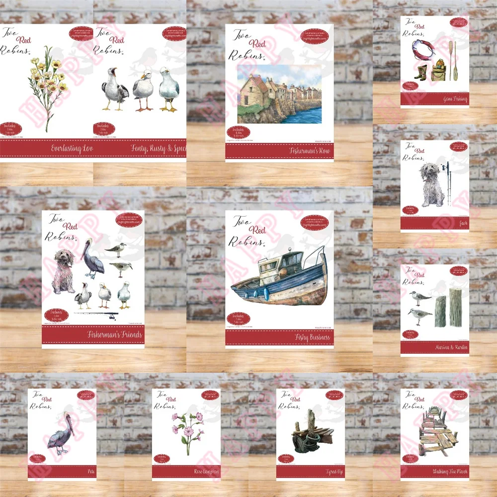 Troqueles de corte de Metal, Fisherman Row Friends, Rose Campion Tyred Up Floral, álbum de recortes DIY, álbum artesanal, tarjeta de papel, decoración hecha a mano