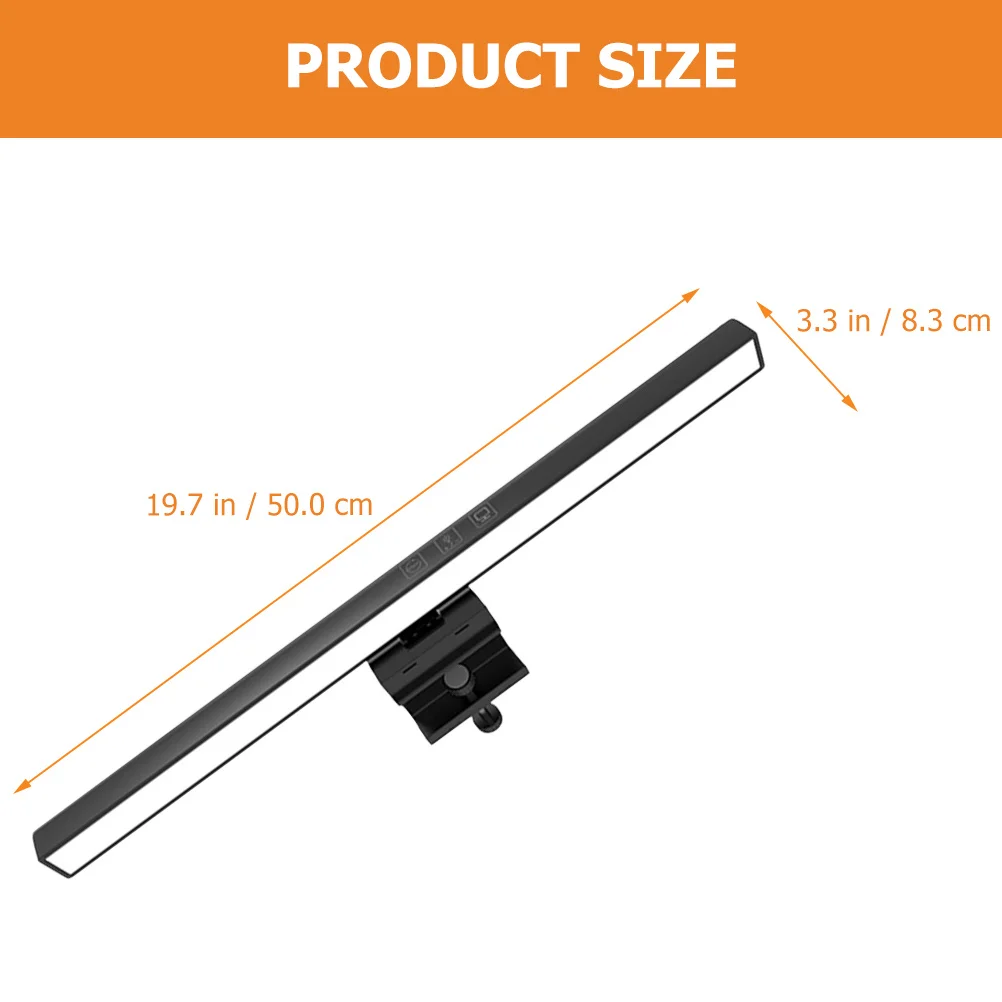 Monitor Lampe Bar Computer Bildschirm Augenschutz Licht Einstellbar Weiß Warm Natürliches Licht ABS PC Material