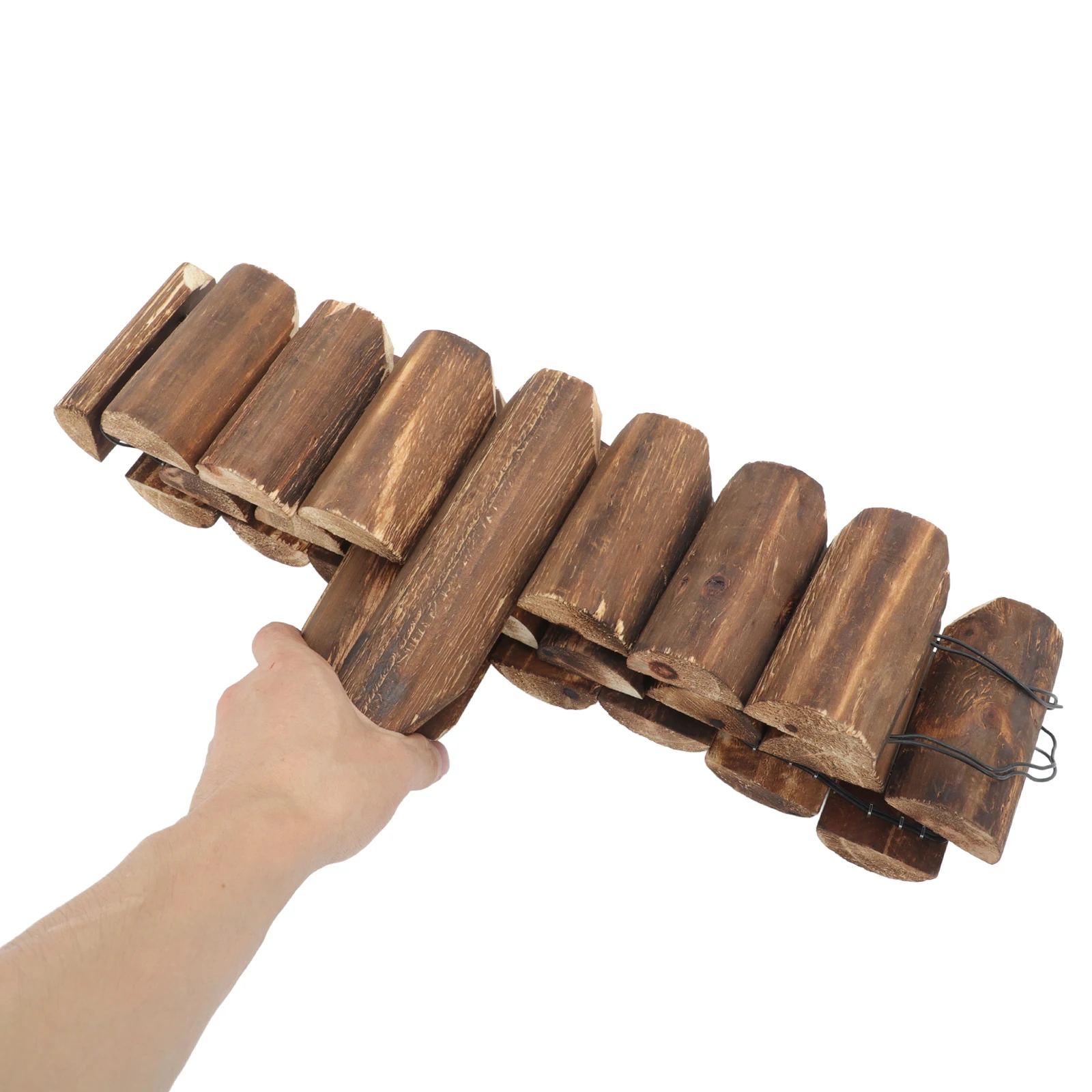 

Solid Wood Anti-Corrosion Fence Decorative Garden Fence Outdoor Yard Decoration Wood Garden Fencing Natural Landscape