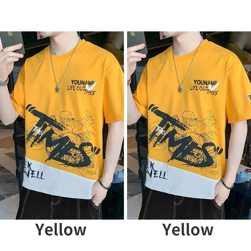 

Pack of 2 T Shirt for Men Summer Thin Quick Drying Beach Casual Short Sleeve T-shirts Outdoor Sports Jogging Oversized T Shirt