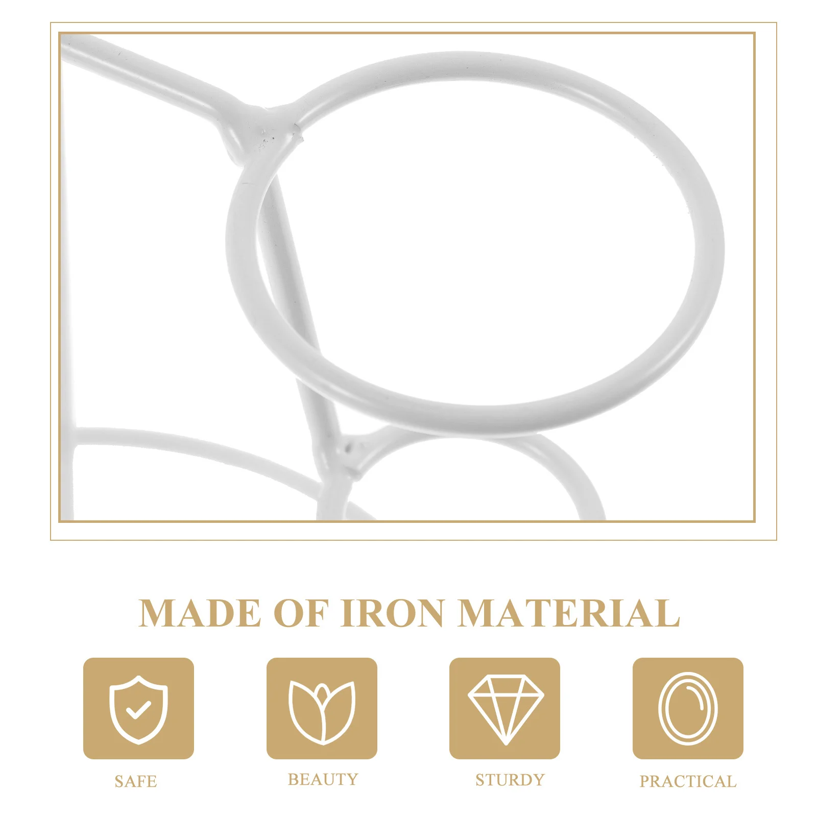 

Countertop Ice Cream Cone Rack Holder in Metal Ideal for Summer Events Catering Displays Sushi Hand Rolls Long-Lasting Stable