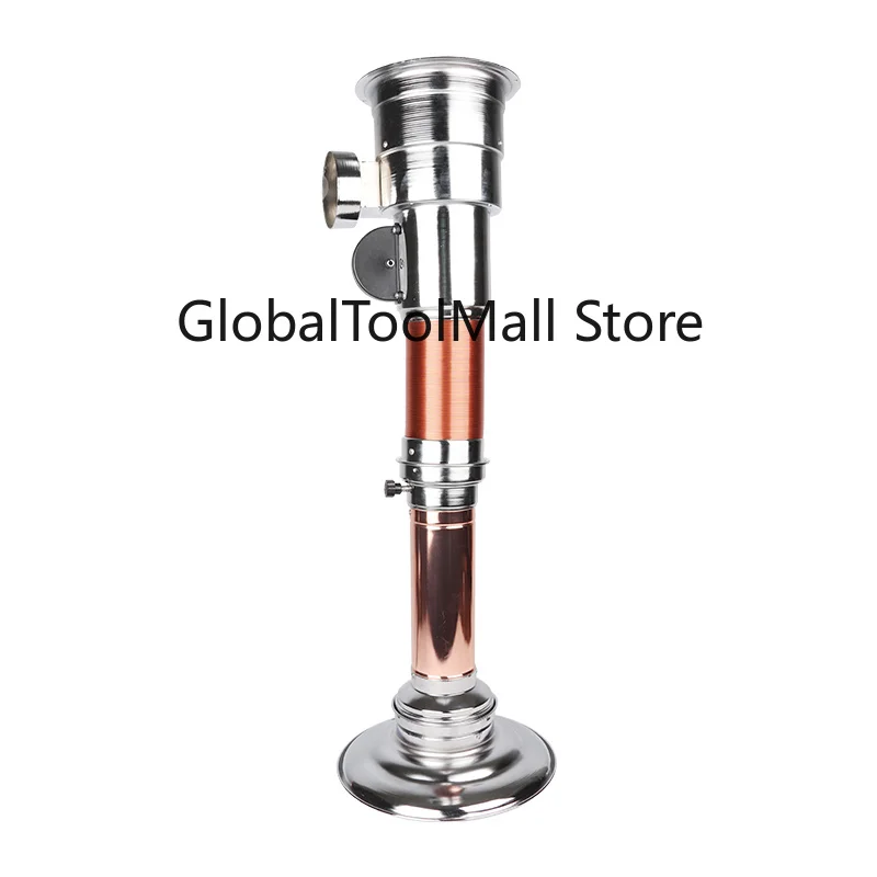 PINNOVO Commercial Barbecue Smoker Indoor Bbq Grill Barbecue Bbq Grill Equipment with Smoke Table Telescope Exhausts