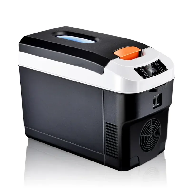 10L Car Home Mini Refrigerator Fridges DC12/24V Drinks Cooler Heater Keep Warm Fresh for Car Home Pinic Camping AC110/220V