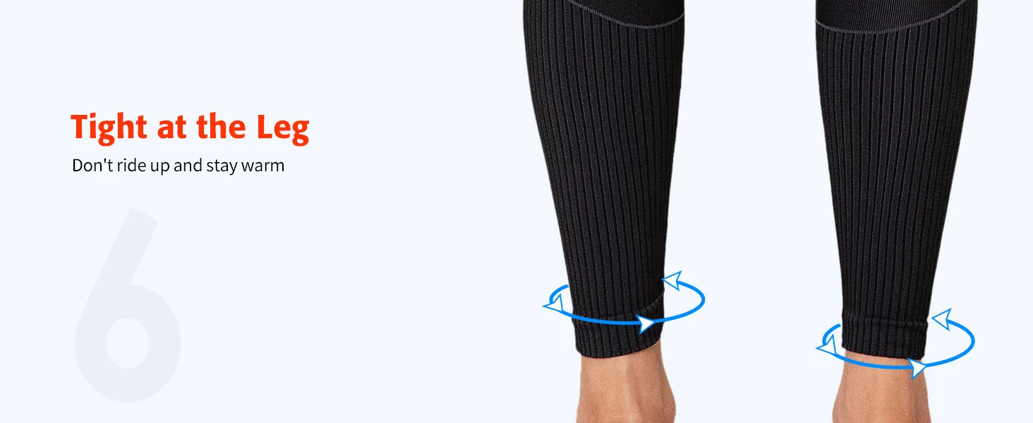 Anfilia Damen Ski-Thermo-Unterwäsche-Sets Feuchtigkeitsableitend & Schnelltrocknend Eng Anliegender Rundhalsausschnitt Nahtlos Gestrickte Basisschicht Lange Unterhosen – Detail 11