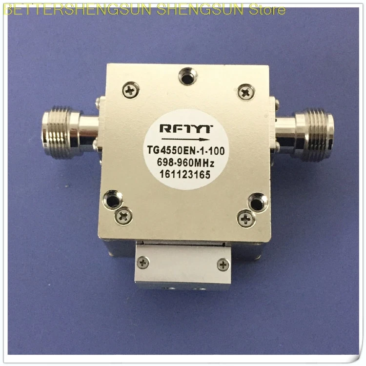 698-960MHz high power RF coaxial isolator Circulator N type one-way conveyor