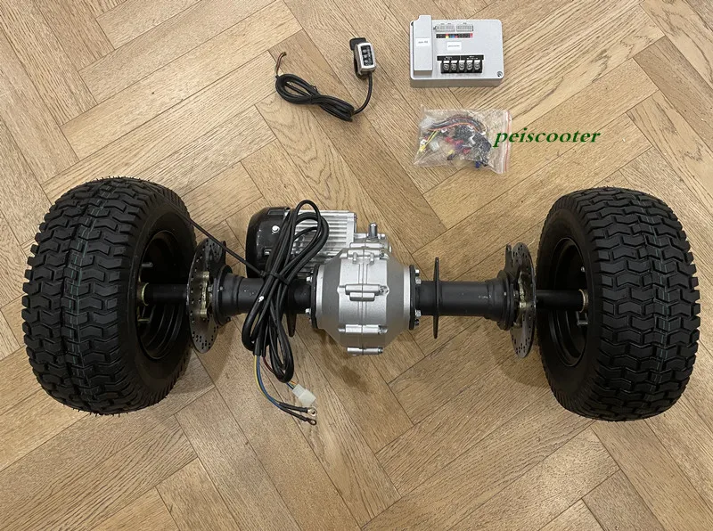 Brushless Geared Mobility Scooter Transaxle Motor with 13inch wheels and 50A controller and led throttle PPSM133WT